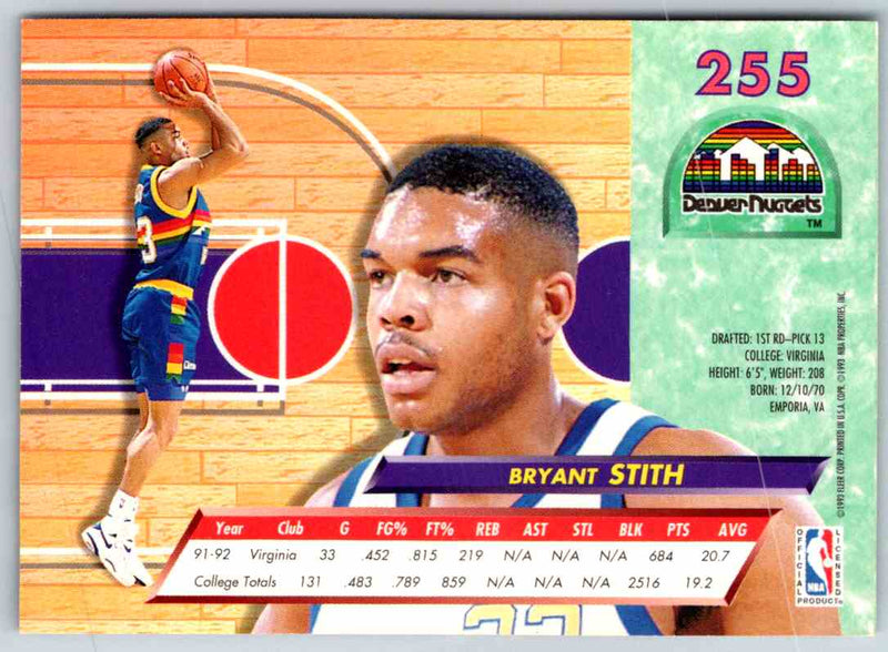 1992 Fleer Ultra Bryant Stith