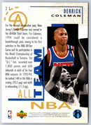 1998 Upper Deck Derrick Coleman