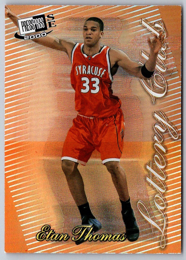 2000 Press Pass SE Lottery Club Etan Thomas #LC6
