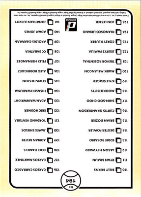 2016 Donruss Checklist #195