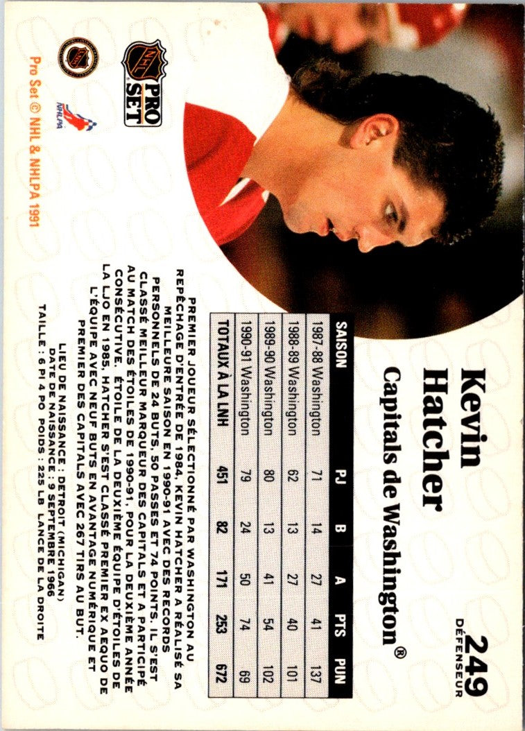1991 Pro Set French Kevin Hatcher