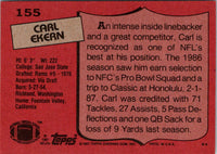1987 Topps Carl Ekern #155 Rookie NM+