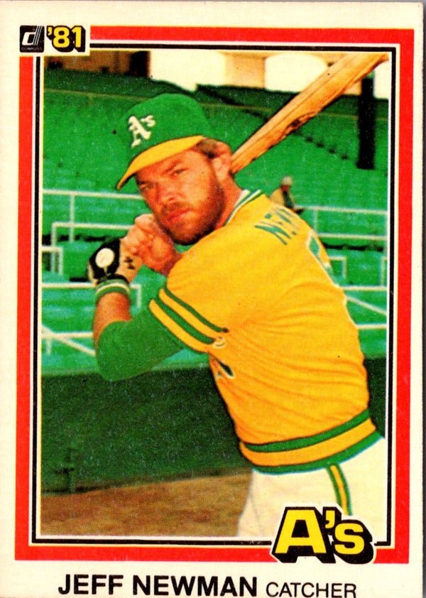 1981 Donruss Jeff Newman #477