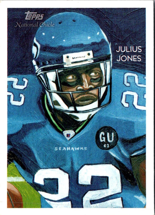 2009 Topps National Chicle Julius Jones #C93