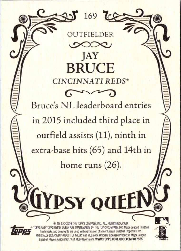 2016 Topps Gypsy Queen Jay Bruce