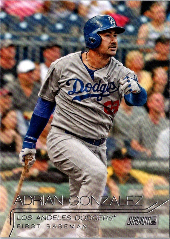 2015 Stadium Club Adrian Gonzalez #59