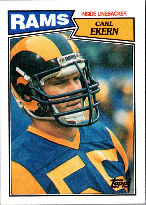 1987 Topps Carl Ekern #155 Rookie NM+