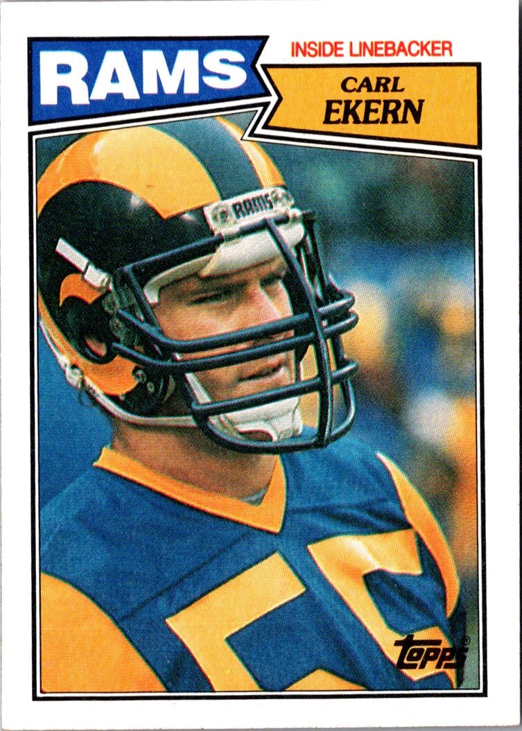 1987 Topps Carl Ekern