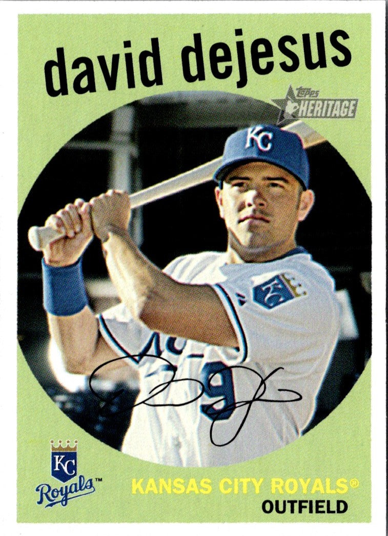 2008 Topps Heritage David DeJesus