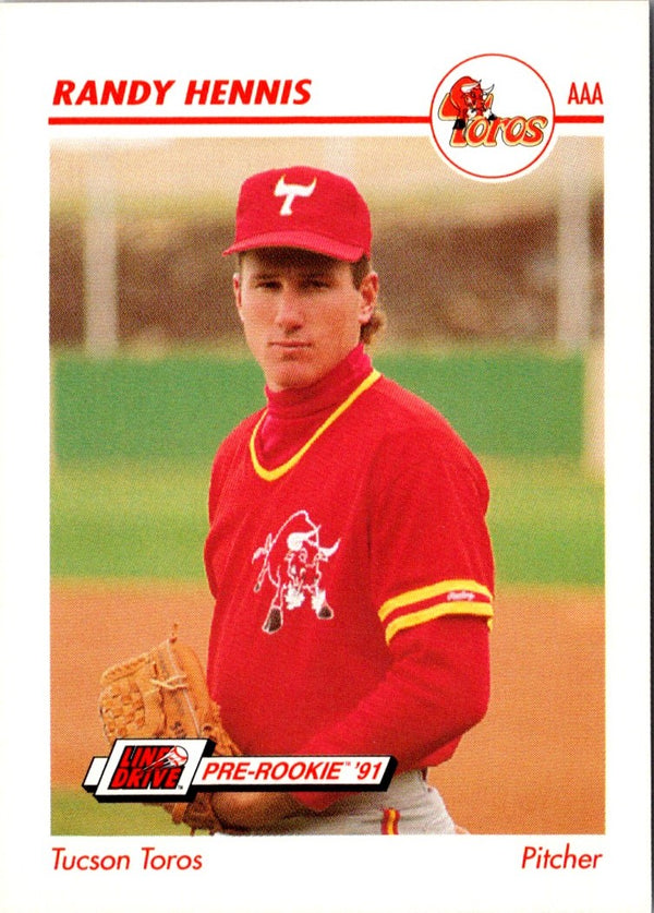 1991 Line Drive AAA Randy Hennis #611