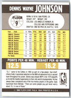 1990 Fleer Dennis Johnson #9