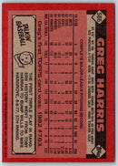 1986 Topps Greg Harris