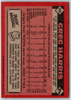 1986 Topps Greg Harris #586