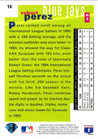 1995 Collector's Choice SE Robert Perez #14