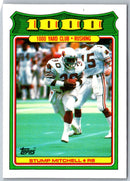 1988 Topps 1000 Yard Club Stump Mitchell