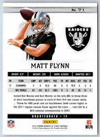 2014 Panini Rookies And Stars Matt Flynn #71