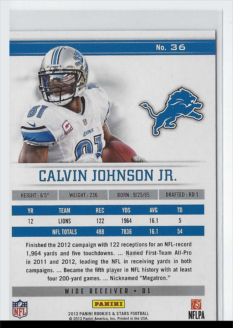 2012 Panini Calvin Johnson