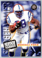 1996 Pinnacle Die Cut Jerseys Marshall Faulk #2