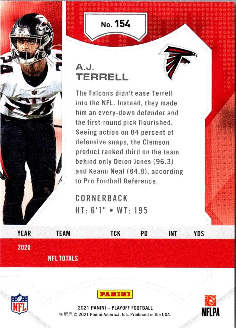 2021 Panini Playoff A.J. Terrell