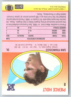 1990 Fleer Pierce Holt #8 Rookie