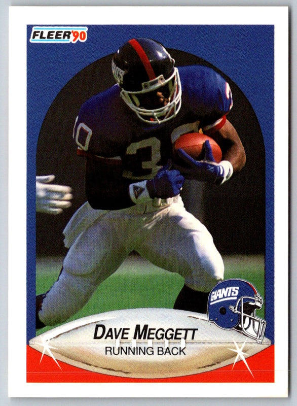 1990 Fleer Dave Meggett #73