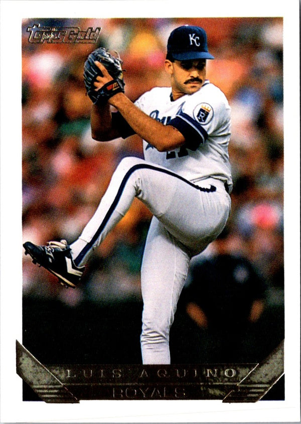 1993 Topps Gold Luis Aquino #643