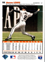 1994 Collector's Choice Darren Lewis #174