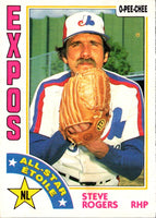 1984 O-Pee-Chee Steve Rogers #394