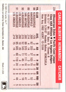 1991 ProCards Tomorrow's Heroes Carlos Hernandez