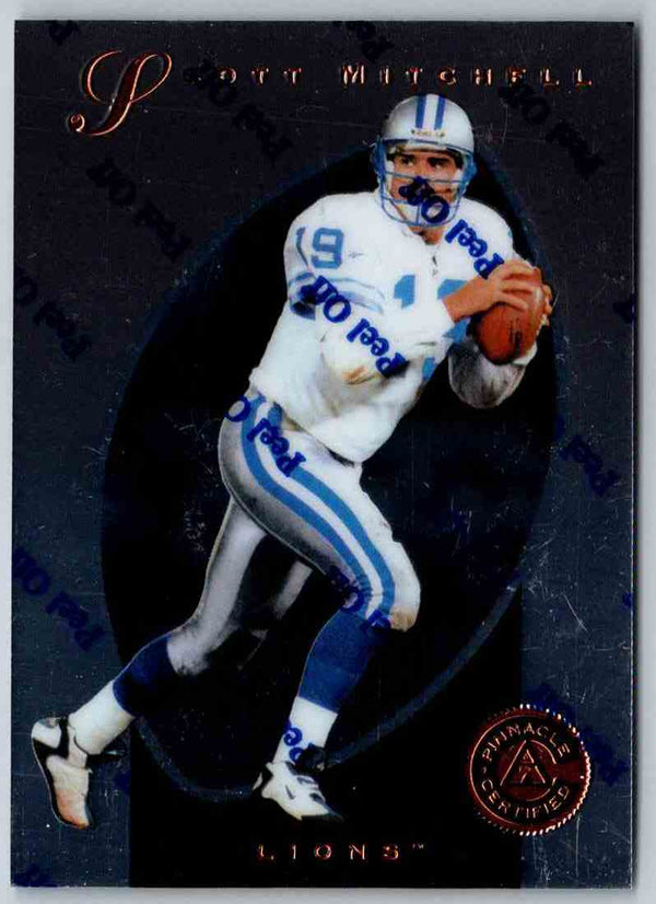 1997 Pinnacle Certified NFL Scott Mitchell #34