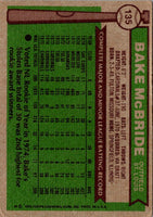 1976 Topps Bake McBride #135