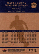 2002 Fleer Tradition Update Matt Lawton