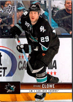 2012 Upper Deck Ryane Clowe #154
