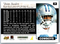 1996 Score Deion Sanders #79