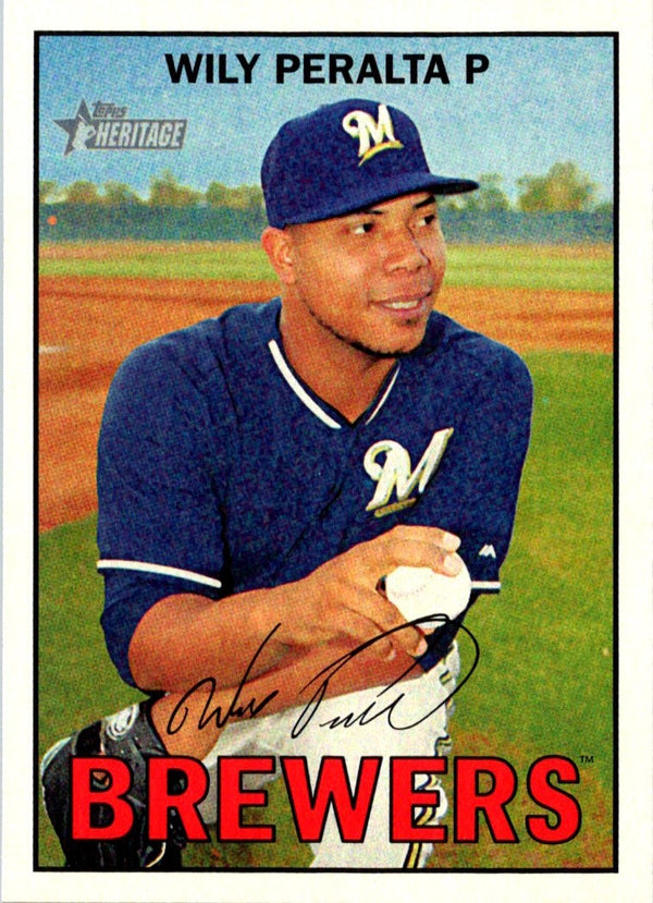 2016 Topps Heritage Wily Peralta #13