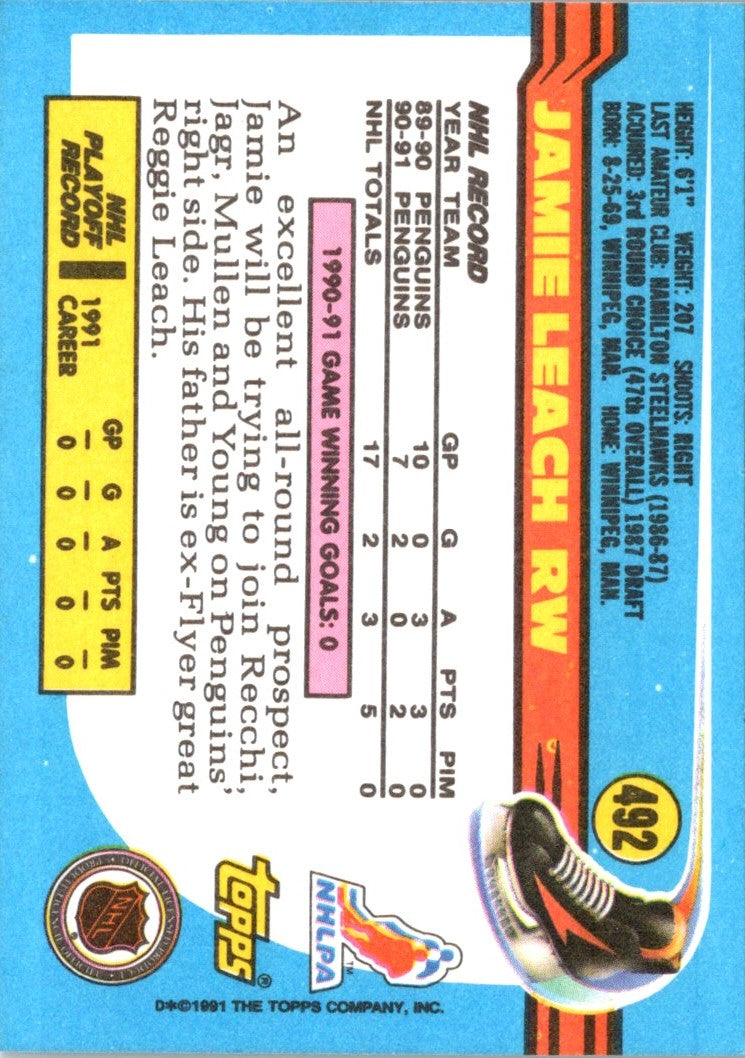 1991 Topps Jamie Leach