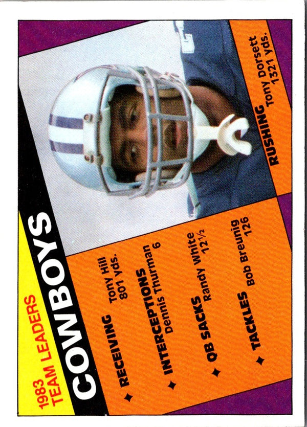 1984 Topps Glossy Send-In Tony Dorsett #4