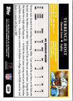 2005 Topps Terrence Holt #289