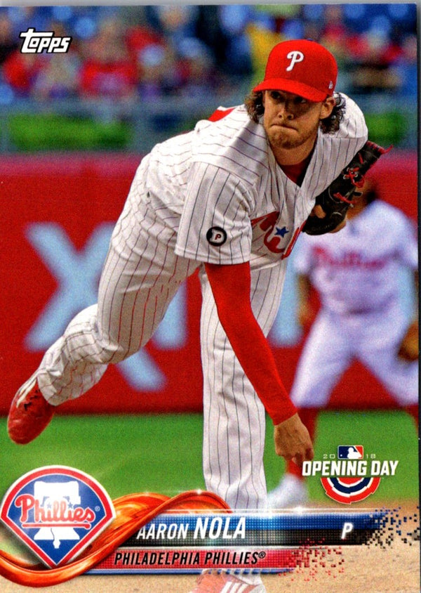 2018 Topps Opening Day Aaron Nola #81