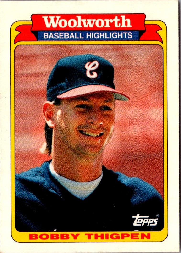 1991 Topps Woolworth Baseball Highlights Bobby Thigpen