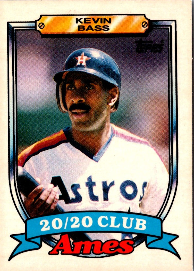 1989 Topps Ames 20/20 Club Kevin Bass