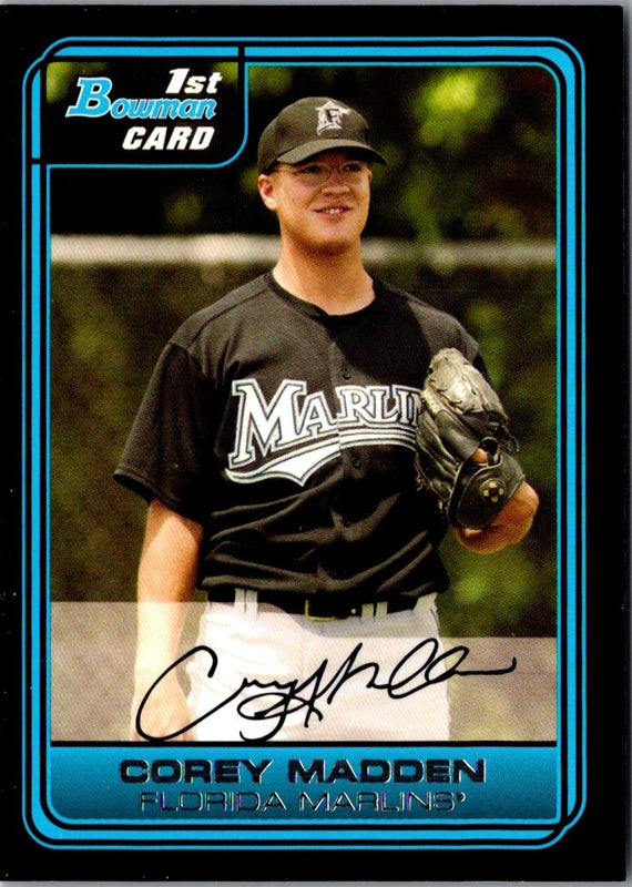 2006 Bowman Chrome Draft Picks & Prospects Corey Madden #DP39