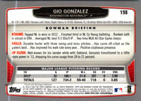 2013 Bowman Chrome Gio Gonzalez #198