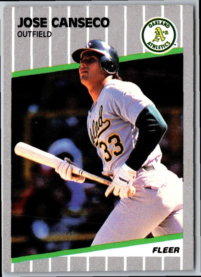 1989 Fleer Jose Canseco