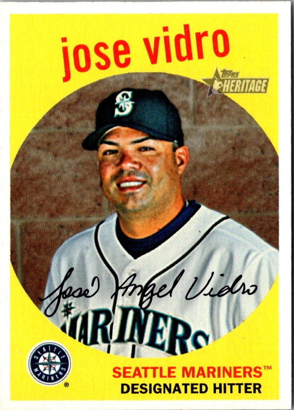 2008 Topps Heritage Jose Vidro #282