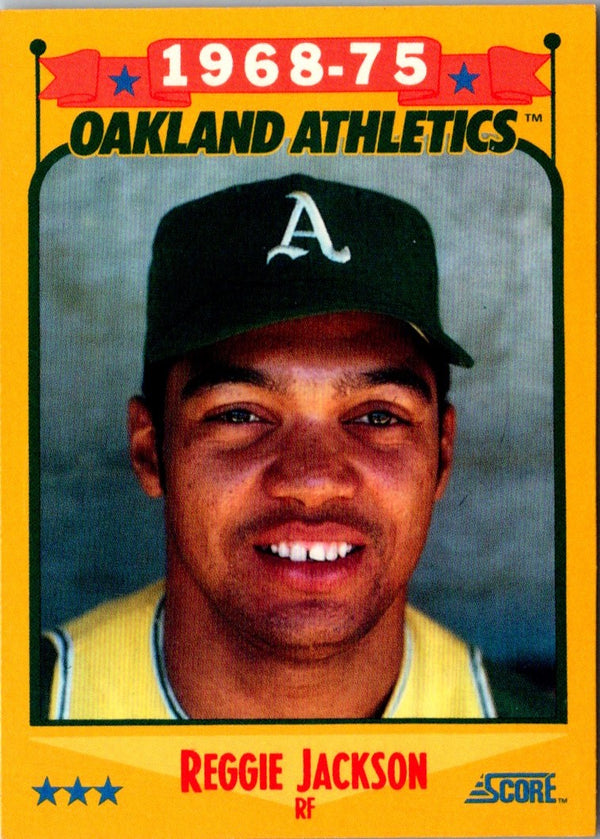 1988 Score Reggie Jackson Special A's #500