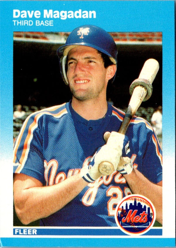 1987 Fleer Update Glossy Dave Magadan #U-70