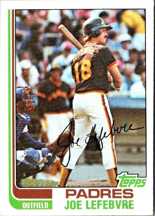 1982 Topps Joe Lefebvre #434