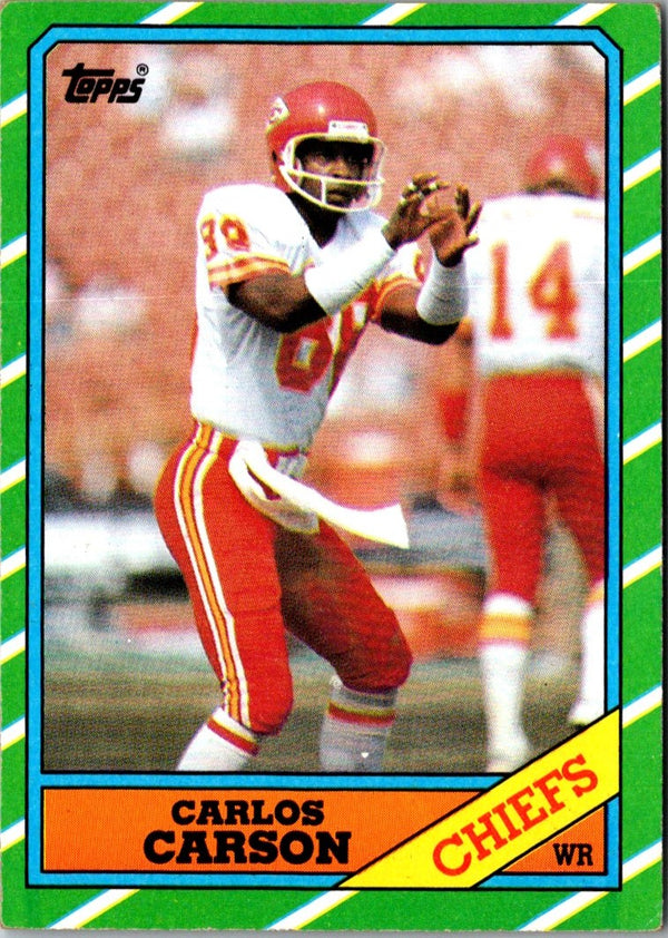 1986 Topps Carlos Carson #307 EX-MT