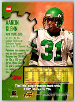 1997 Topps Stadium Club Football Aaron Glenn #261